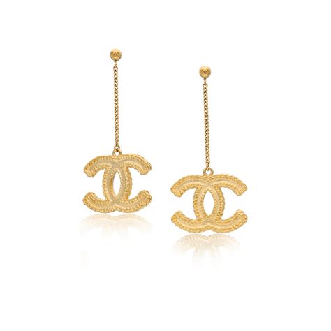 chanel ice cube earrings|chanel earrings beige gold.